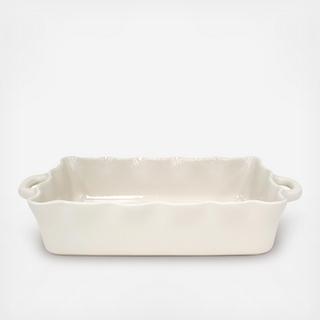 Cook & Host Rectangular Ruffled Baker