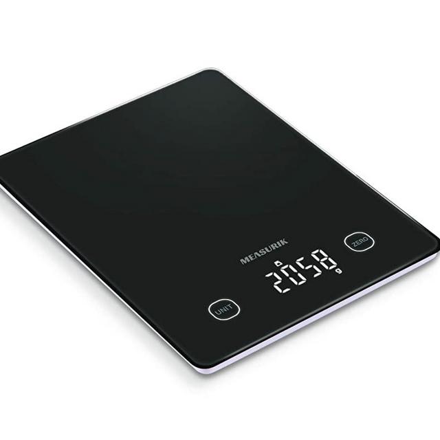 Measurik Digital Food Kitchen Weighing Scale - Multifunction High Accuracy Measurement Cooking Weight Scale Up to 11lb/5kg Weigh Gram/Oz and Milk Volume, Batteries Included