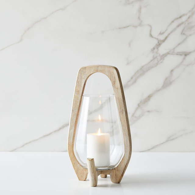 Mid Century Lantern, Sunbleached, Medium