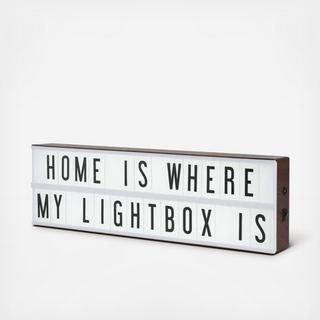 Vintage Cinema Lightbox