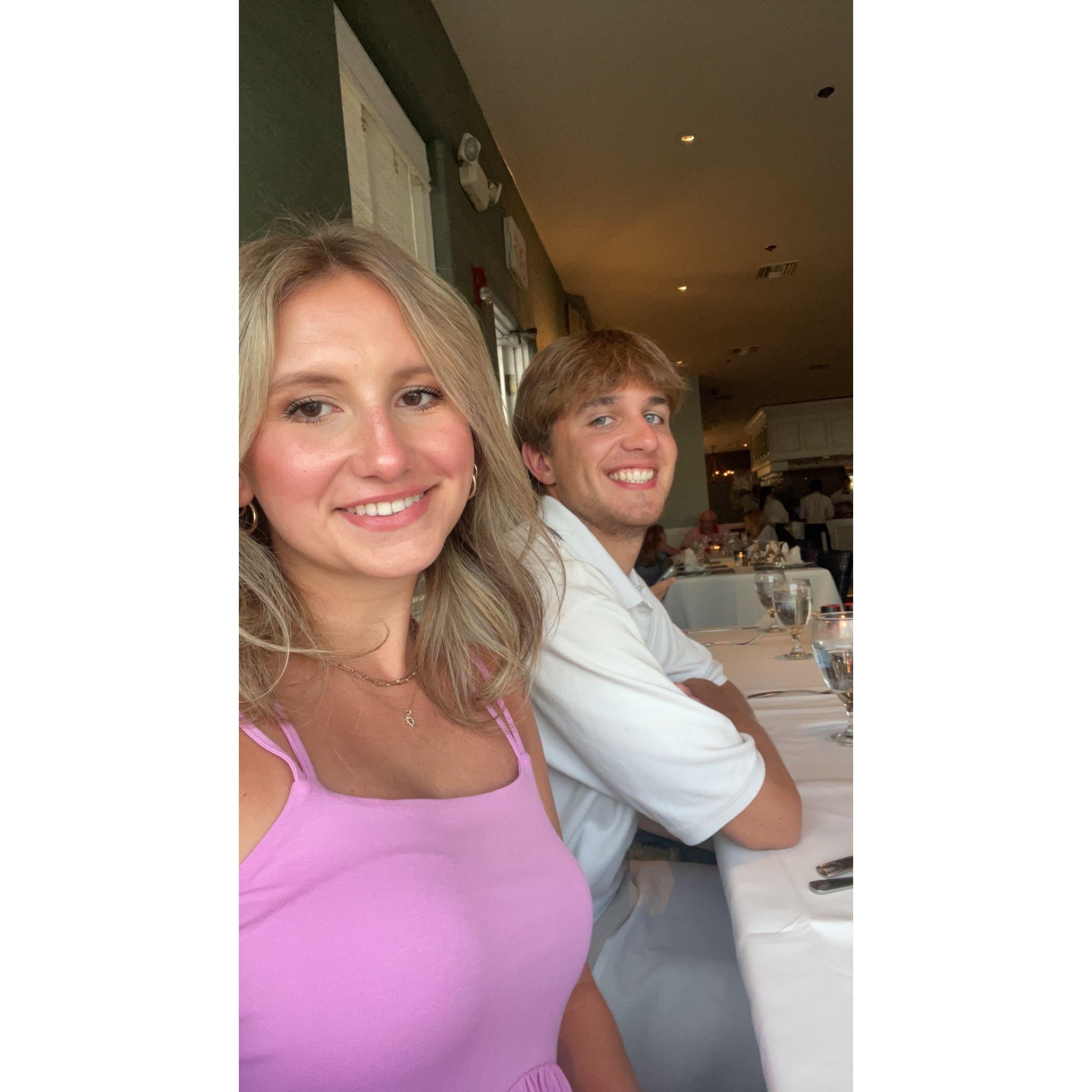 Dinner at the beach!