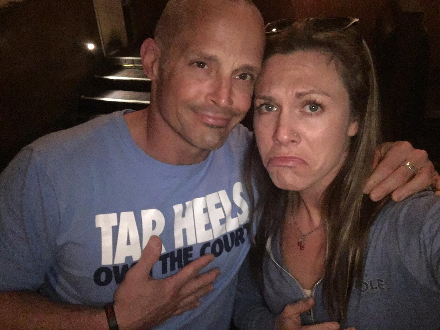 She’s mourns with him over his choices in sports teams