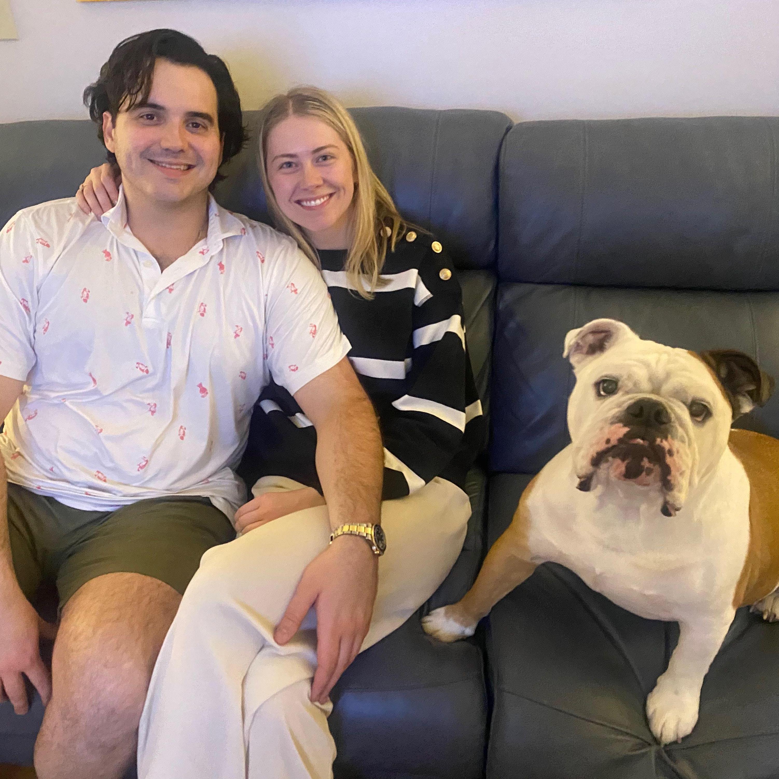 Family photo when we moved into the new house