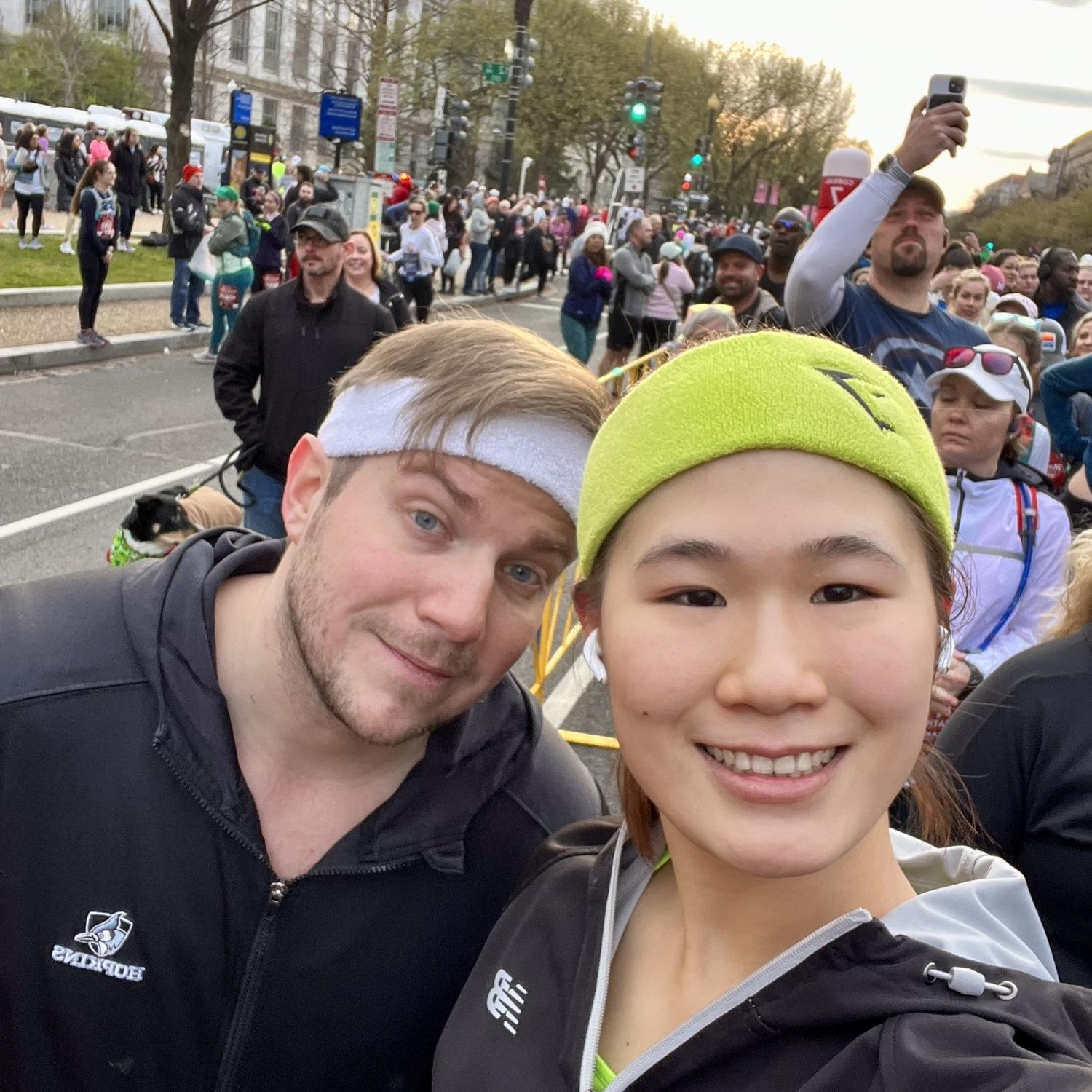 Tyler and Ariel’s second half marathon