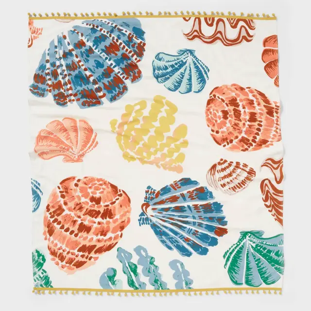 Sea Shells Jumbo Beach Towel - Threshold™