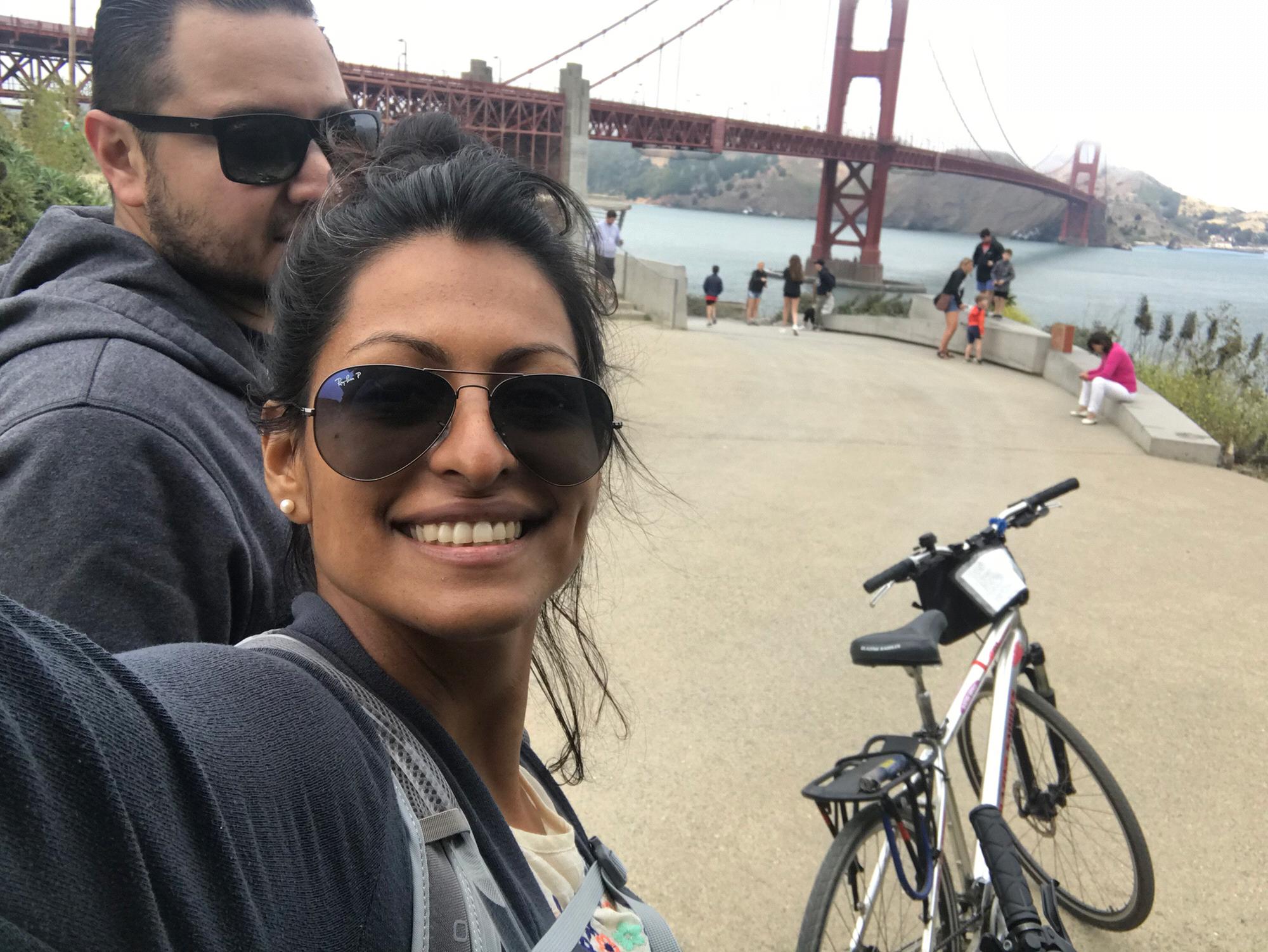 Bike ride to The Golden Gate Bridge SF