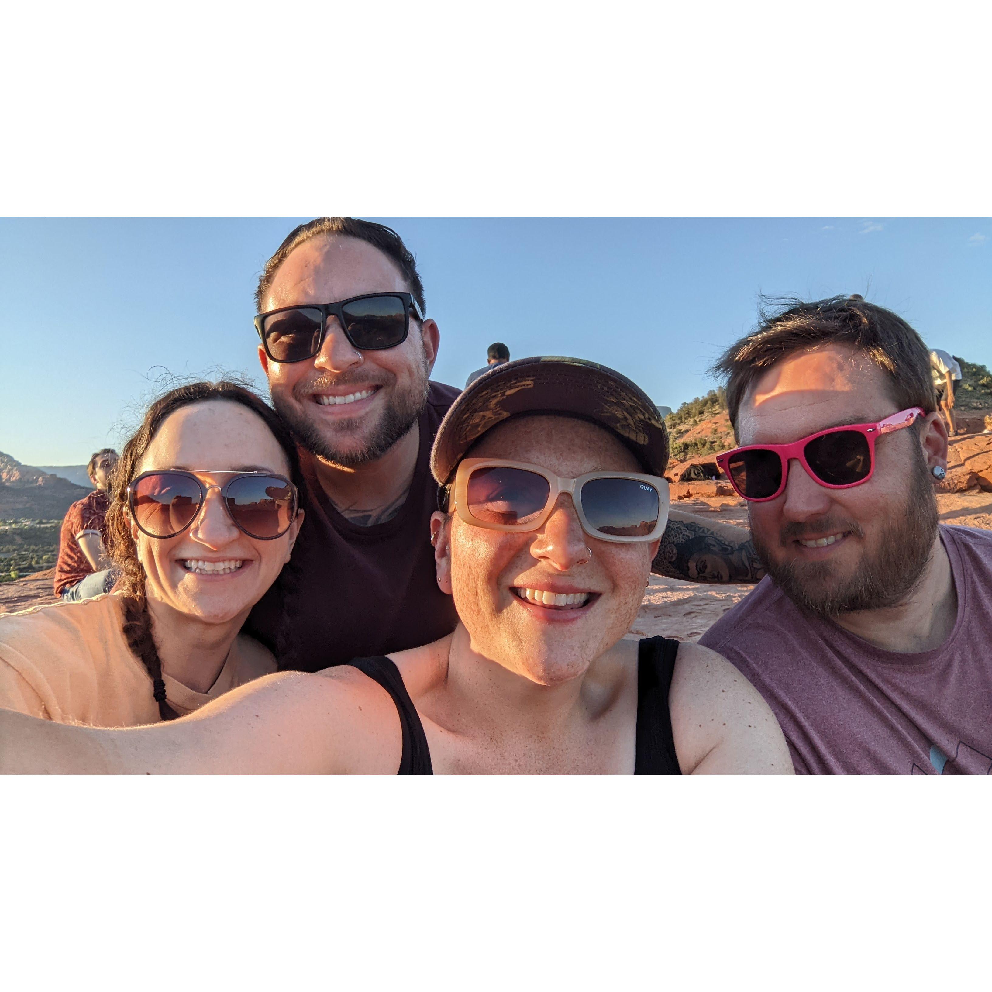Jenn, Christian, jenn, and Mike