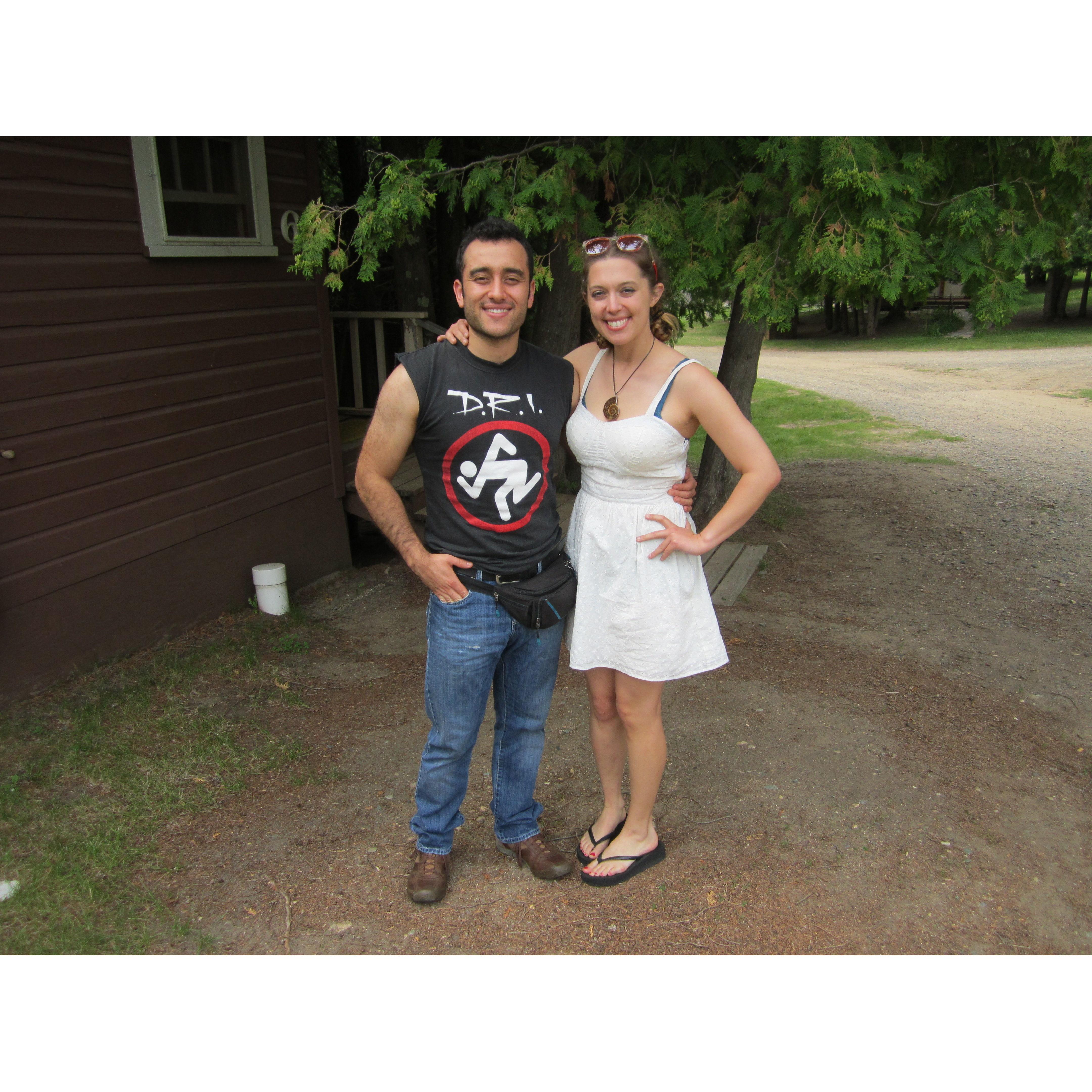 At "The Lake" in 2015