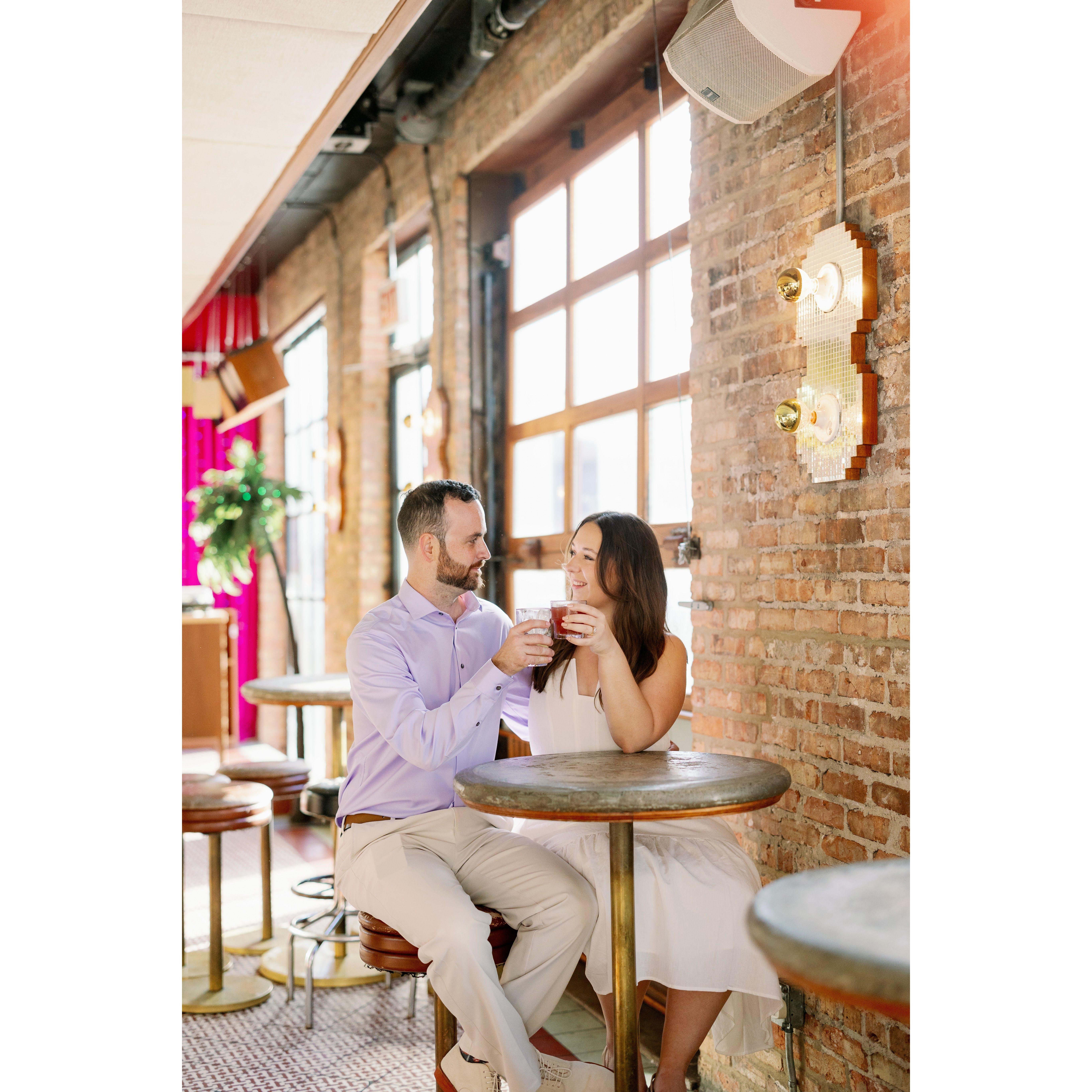 Cocktails at one of our favorite spots.