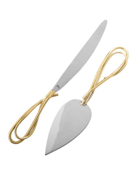 Michael AramCalla Lily Cake Knife Server Set
