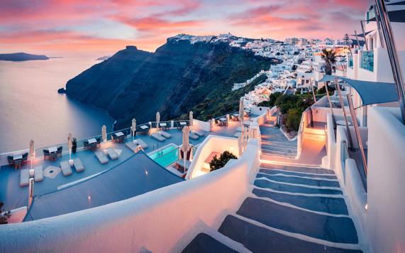 Our honeymoon in Santorini