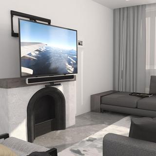 Above Fireplace Pull-Down TV Wall Mount for 42" - 65" TVs