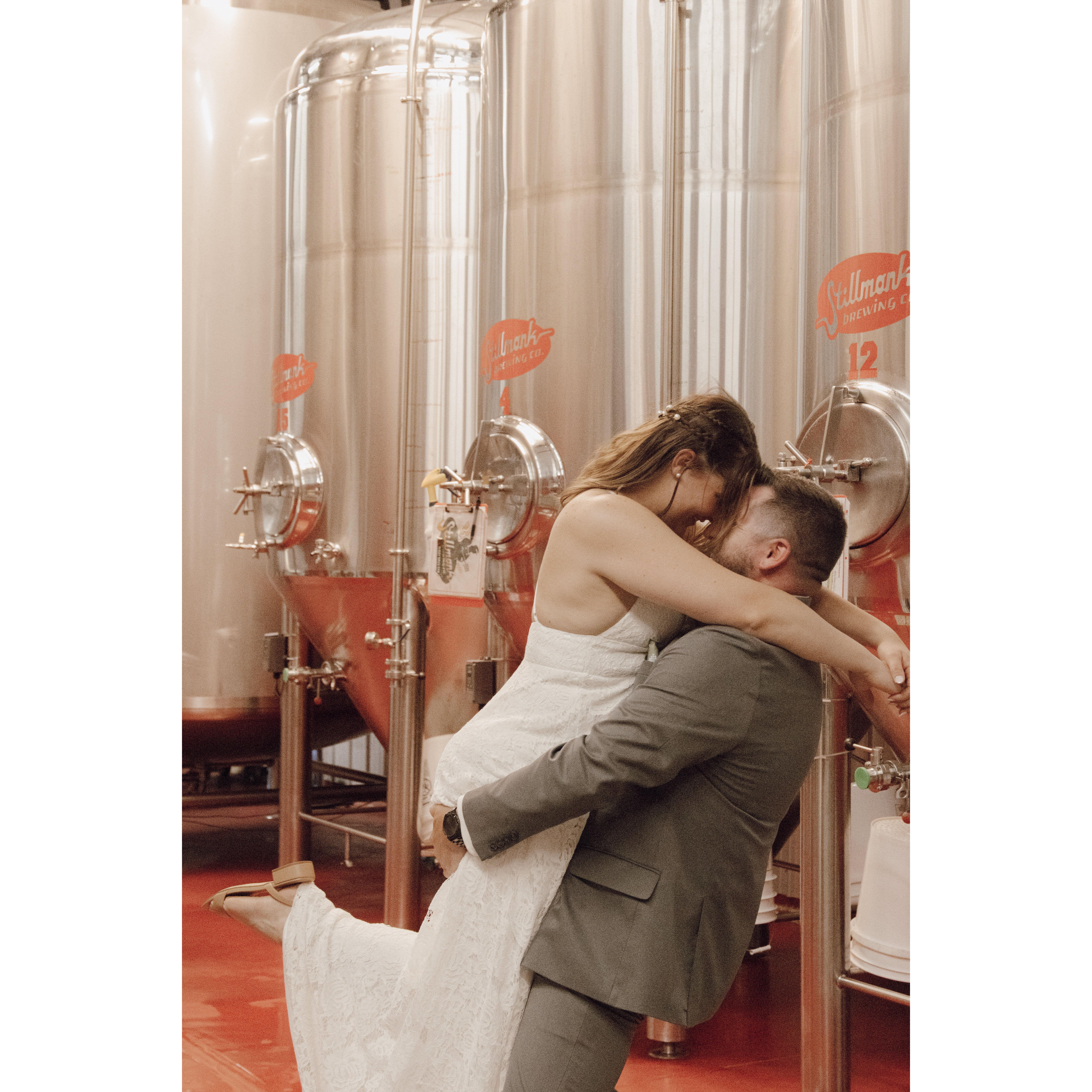 There's nothing like dancing in a brewery