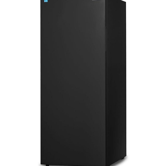 BLACK+DECKER 11 Cu. Ft. Convertible Freezer Refrigerator, Upright Freezer with Glass Shelves, Reversible Door, ENERGY STAR rated, Frost Free, BUC1100XB, Black