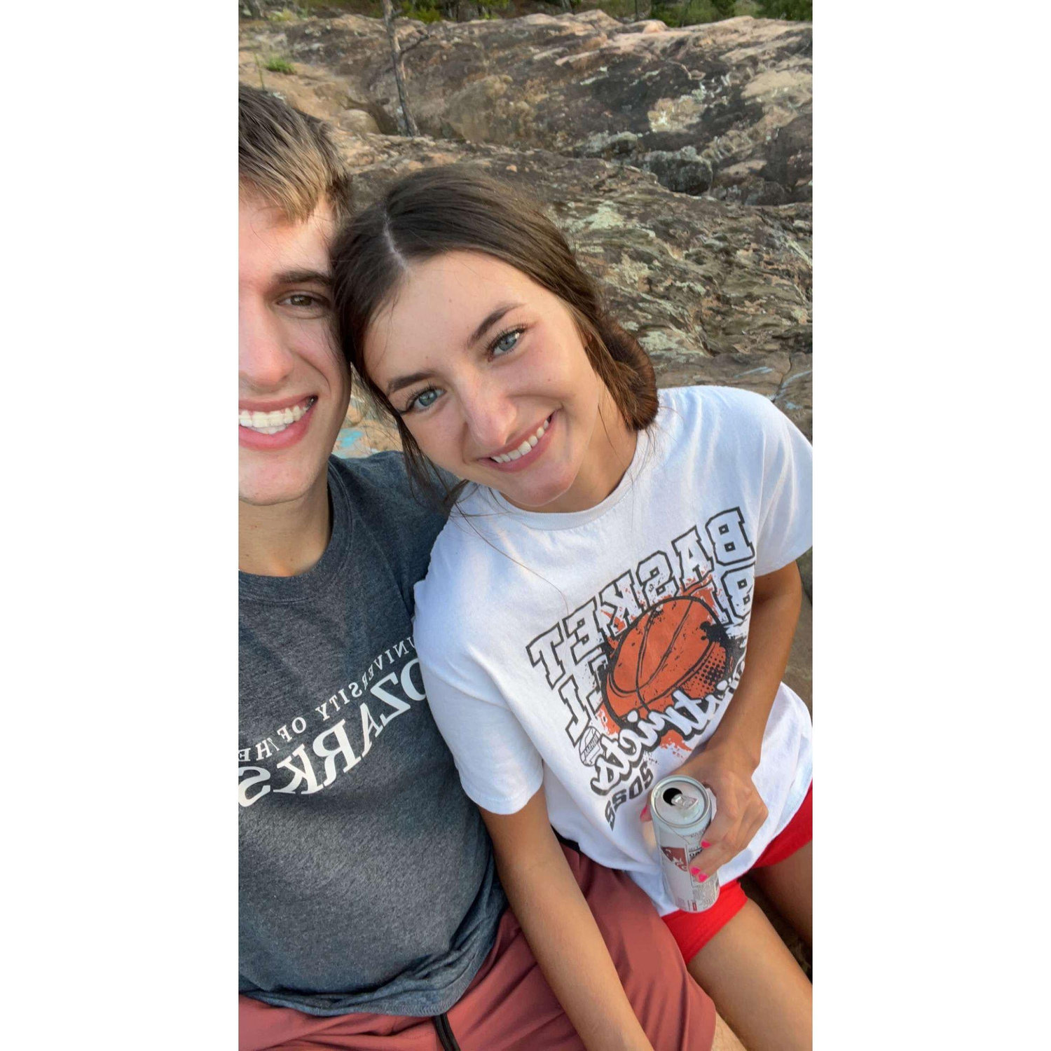 He asked me to be his girlfriend right before this picture was taken!