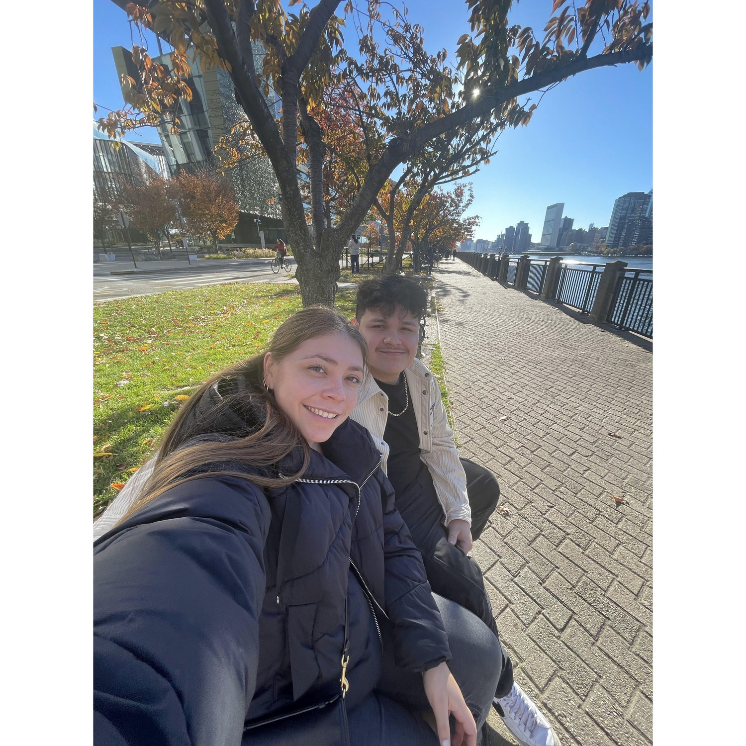 We went to New York City in November of 2023, this was taken a few minutes before Alejandro proposed