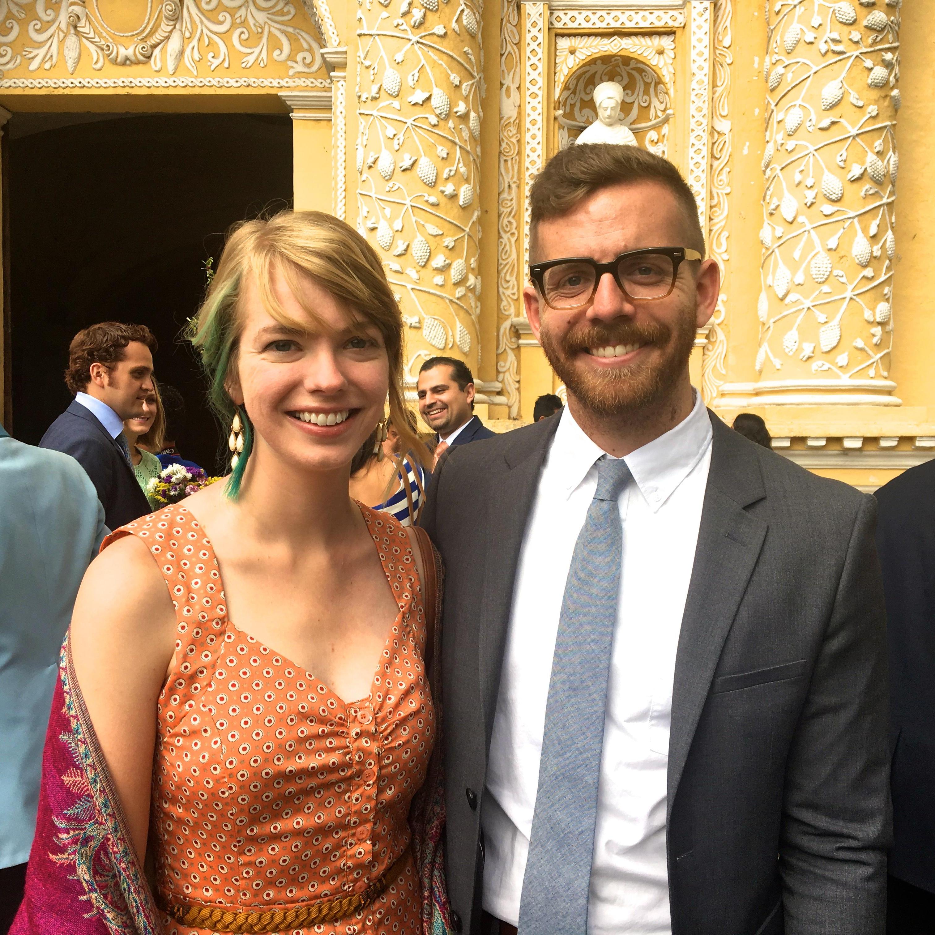 At a friend's wedding in Antigua, Guatemala