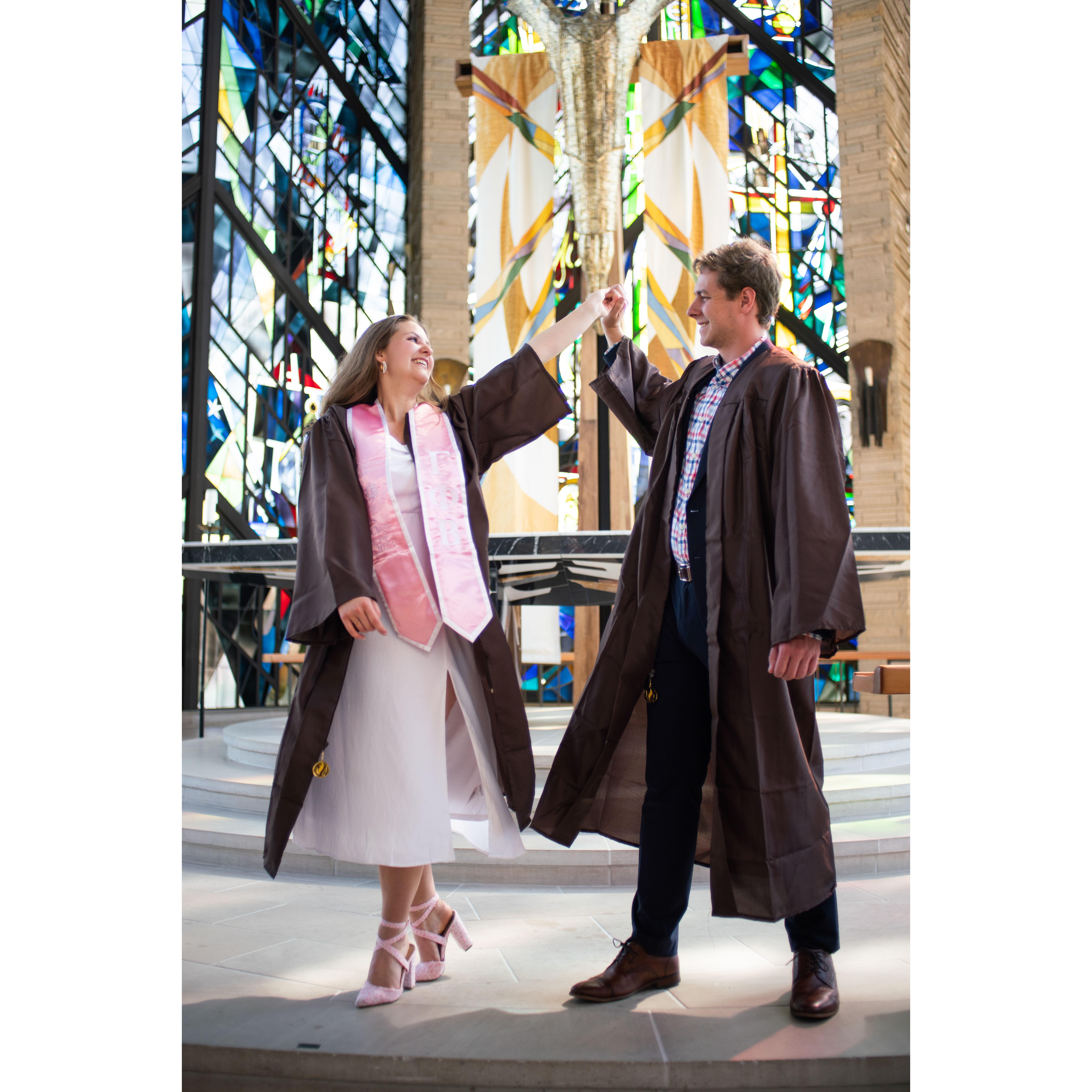 5/13/23: And just like that, we're college graduates!