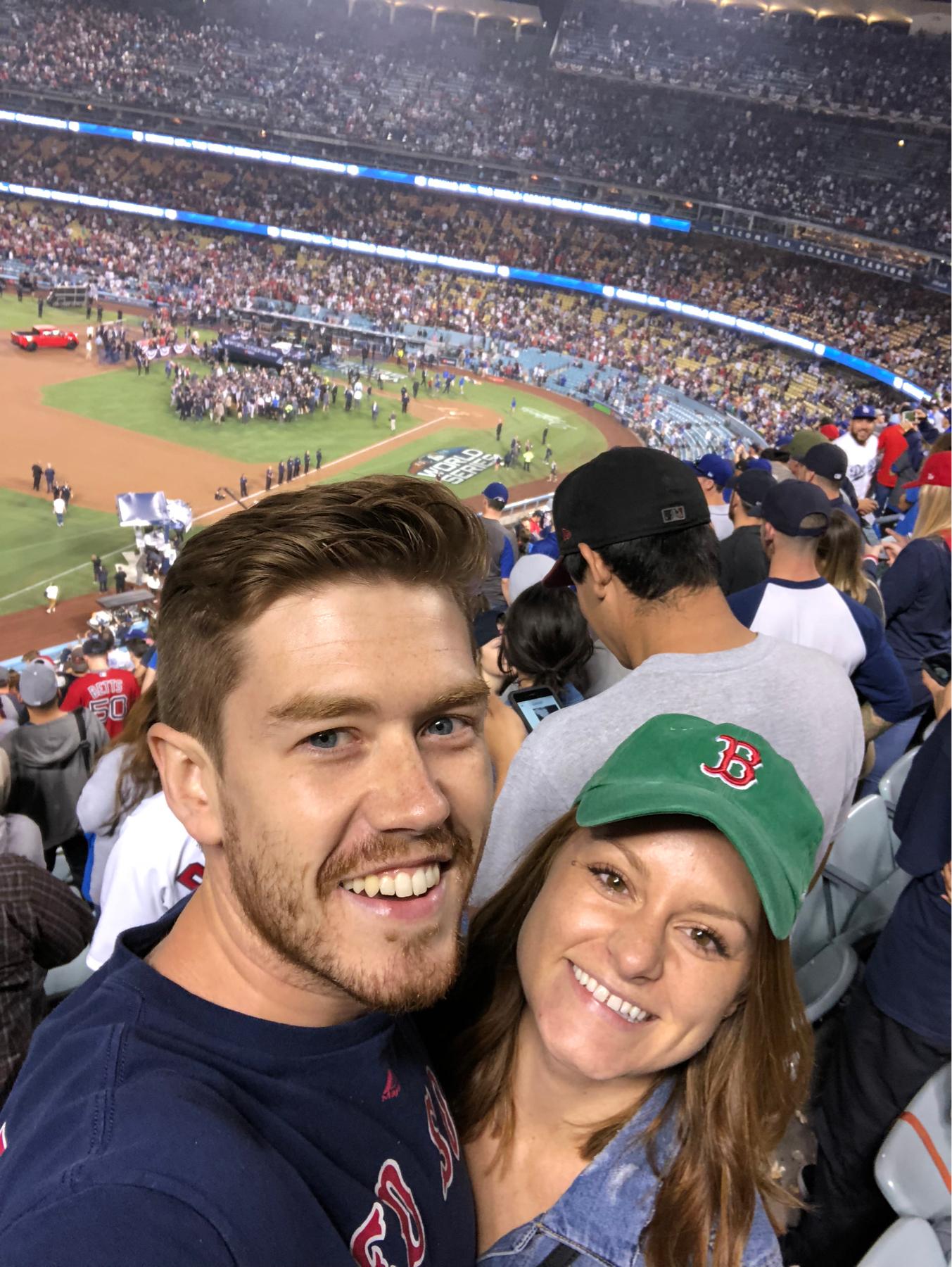 Red Sox win the world series!