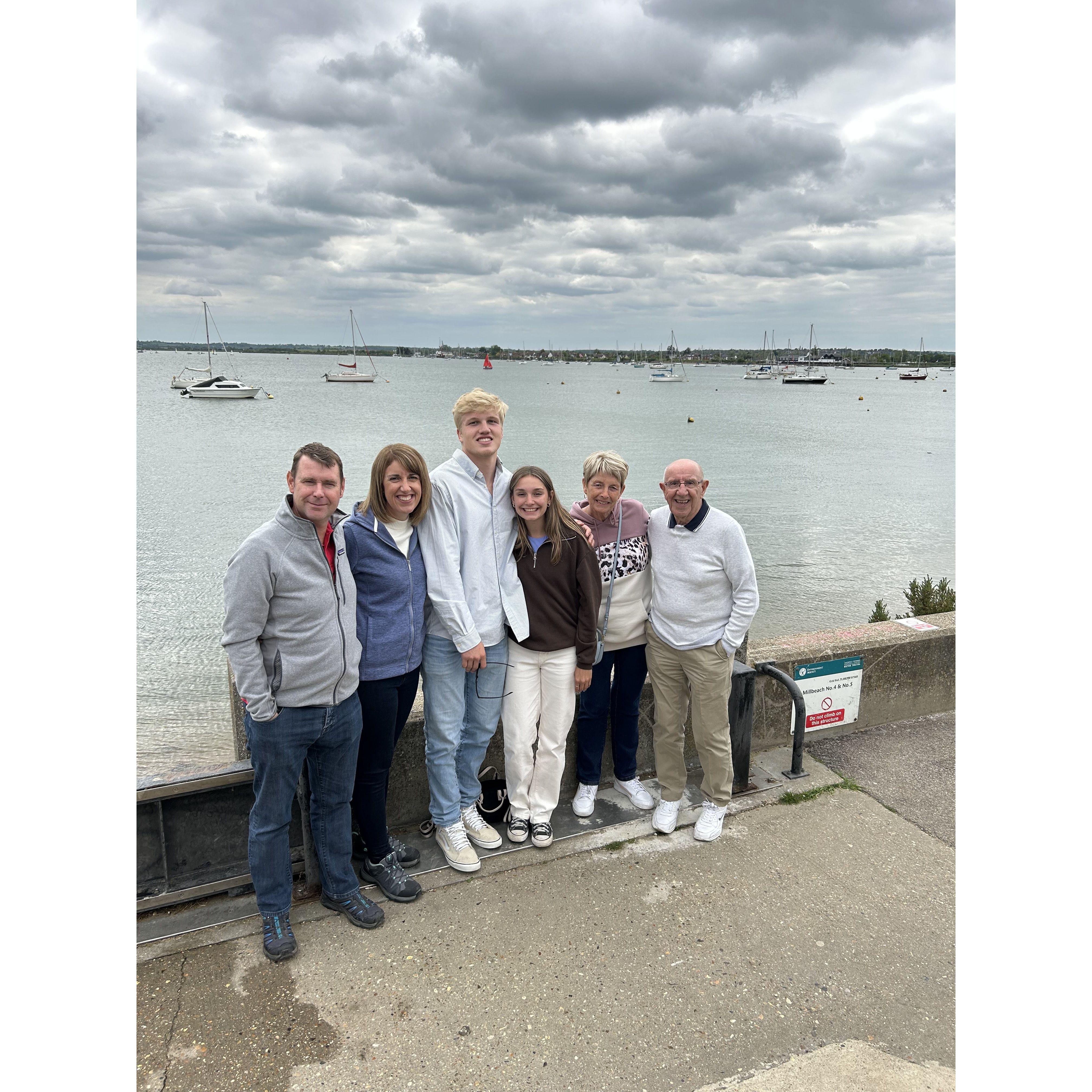 Family time in England, May 2023