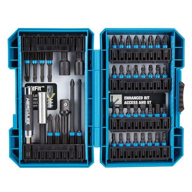 Hercules Impact Driver Bit Set, 45 Piece