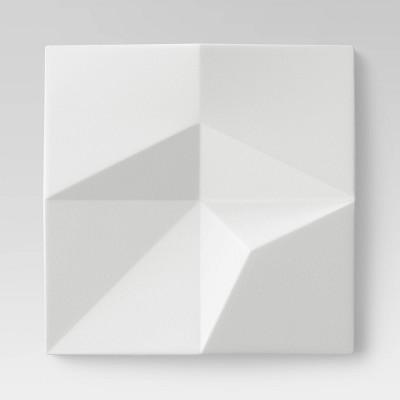 Dimensional Decorative Wall Art White (Set of 9)- Project 62™