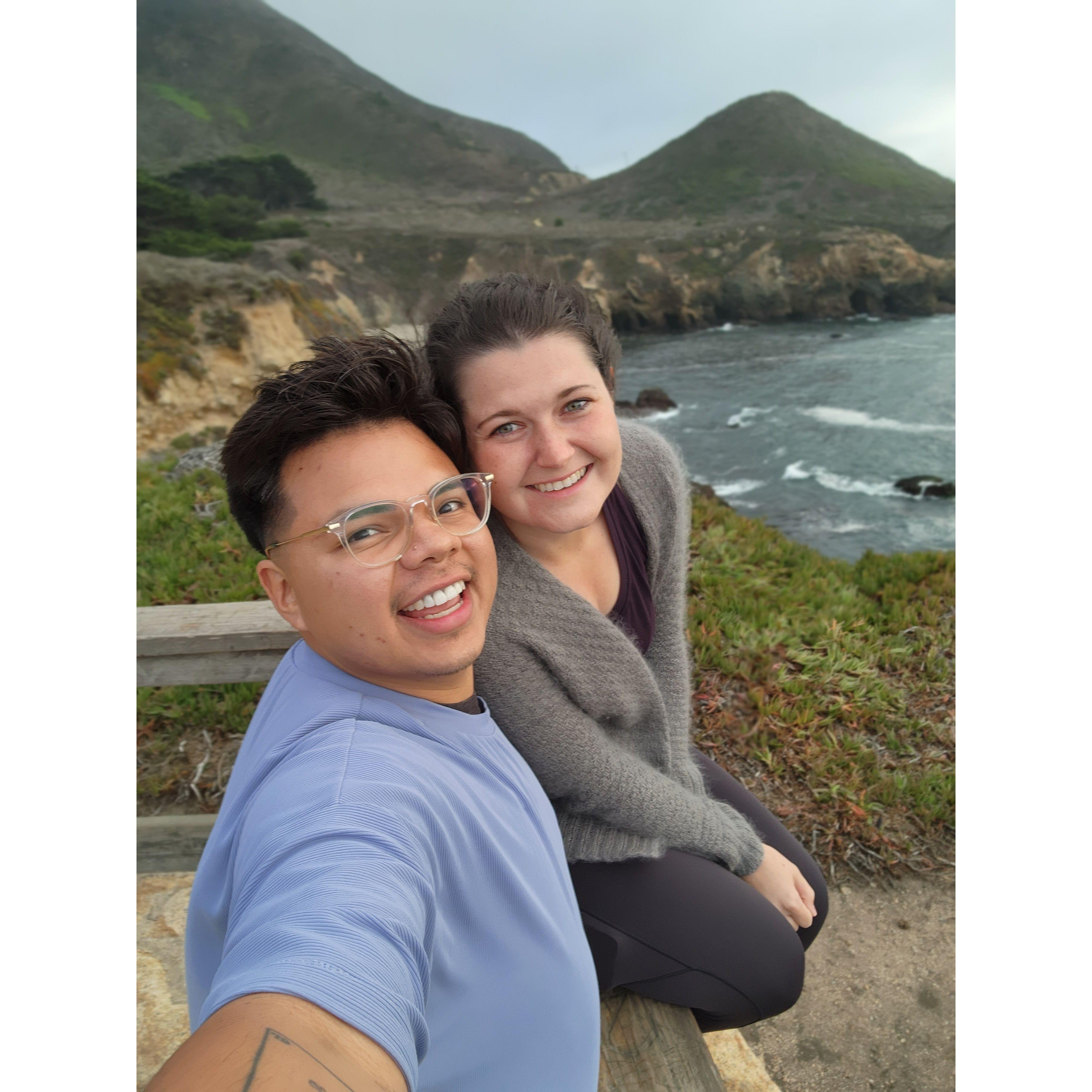 2022, Big Sur - Celebrating Jamie's 30th birthday with the most epic surprise trip