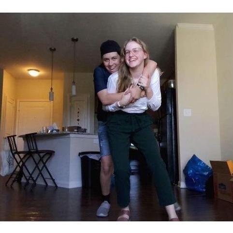 Moving into our first apartment, April 2019