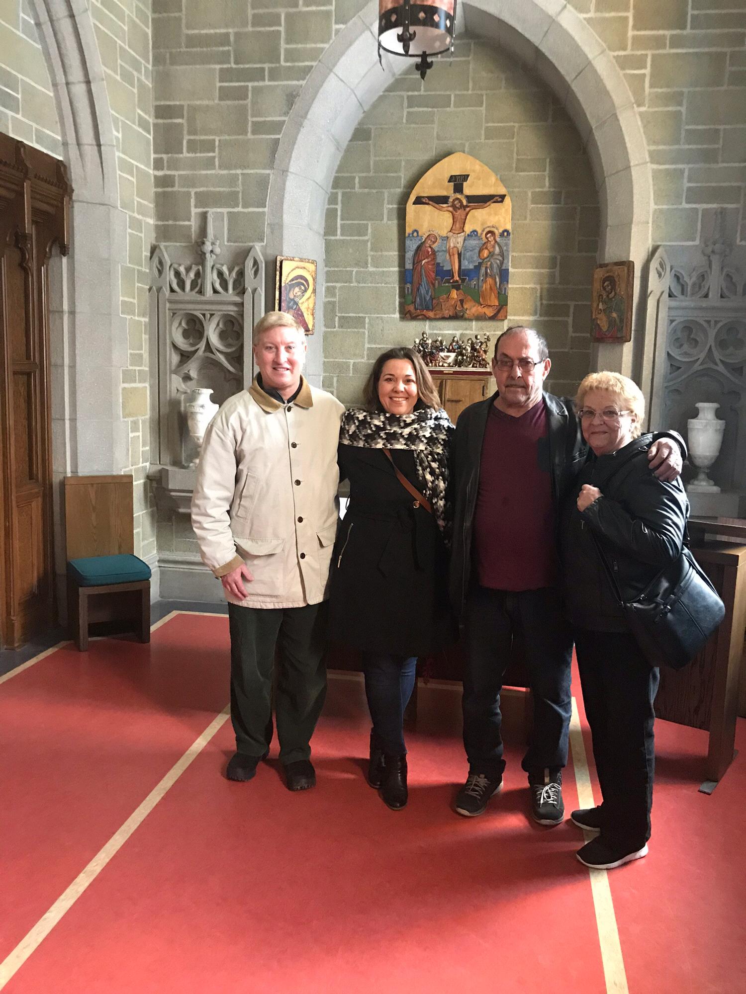 My parents got married on February 12th, 1962 in the chapel of the Cathedral where we will be married.