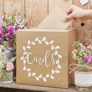 Rustic Country Card Holder Box