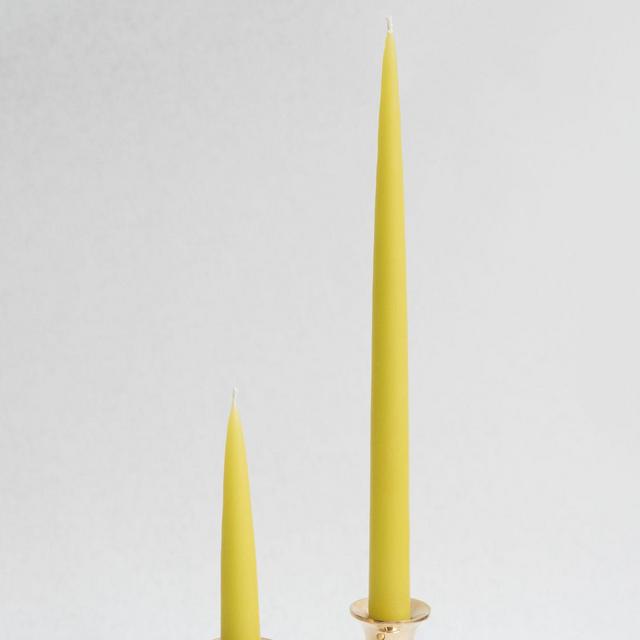Chartreuse Taper Candles — SUNDAY SHOP