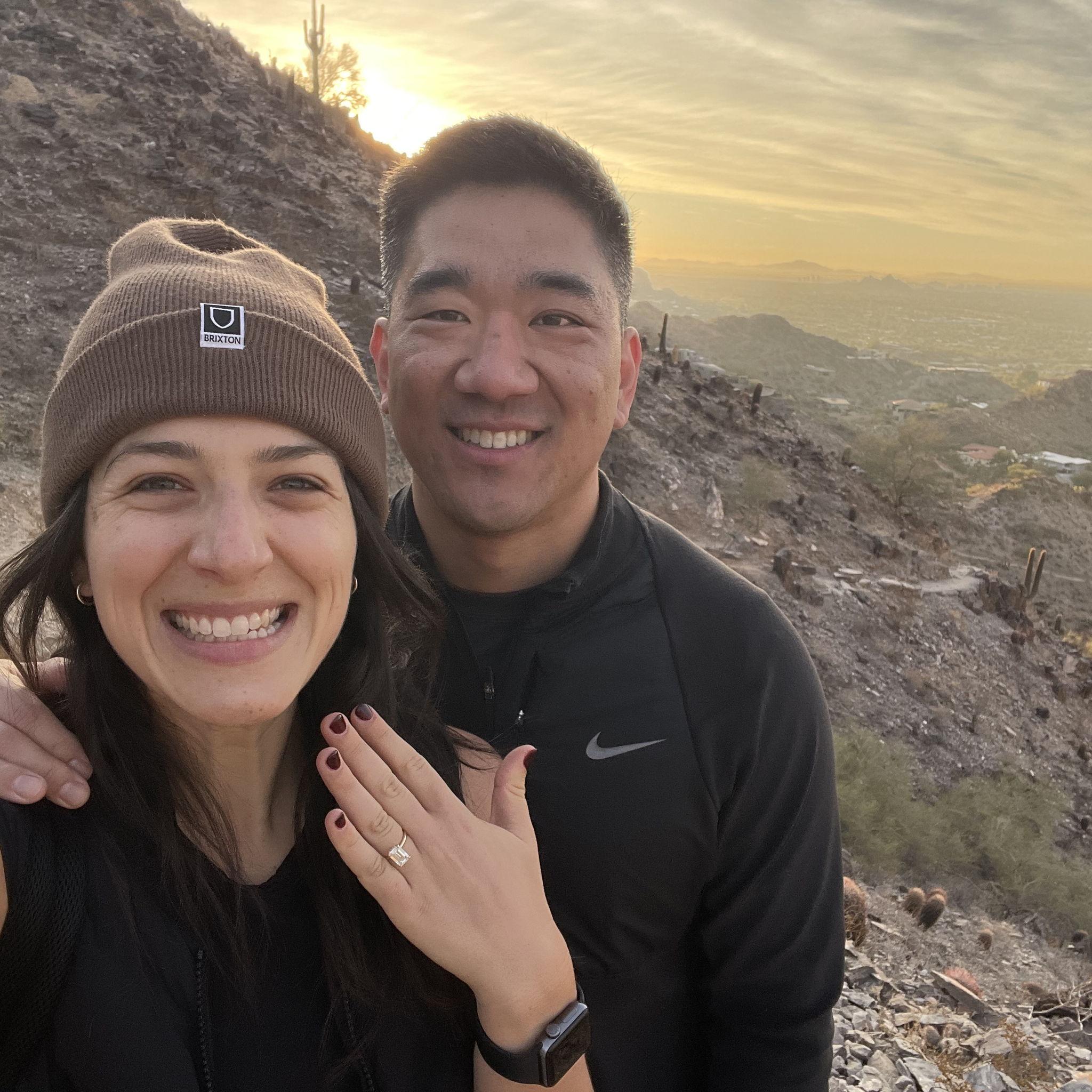 right after we got engaged in AZ