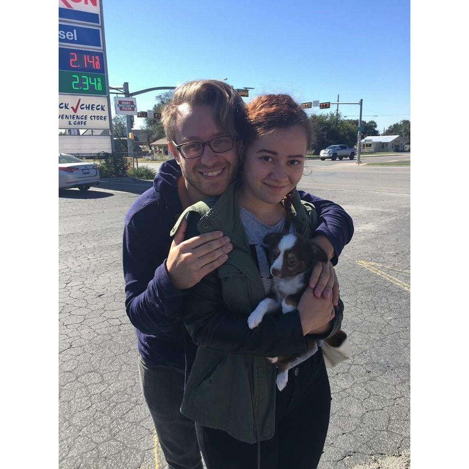 The moment that little pup was ours.