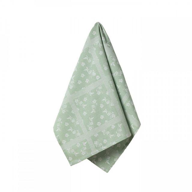 Casafina Kitchen Towels, Green Flowers (Set of 2)