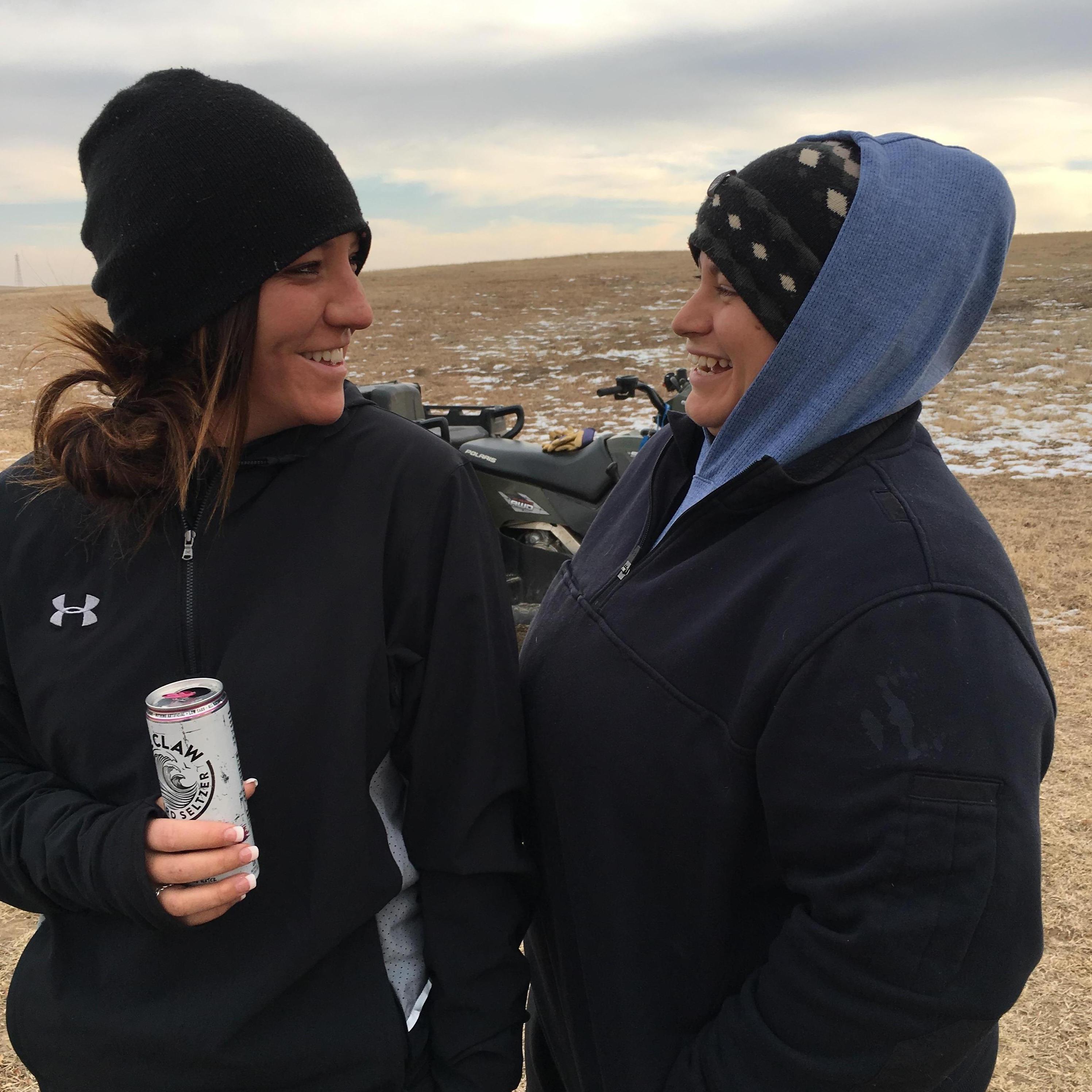 Stef and Nina, Location- Coldest place on Earth