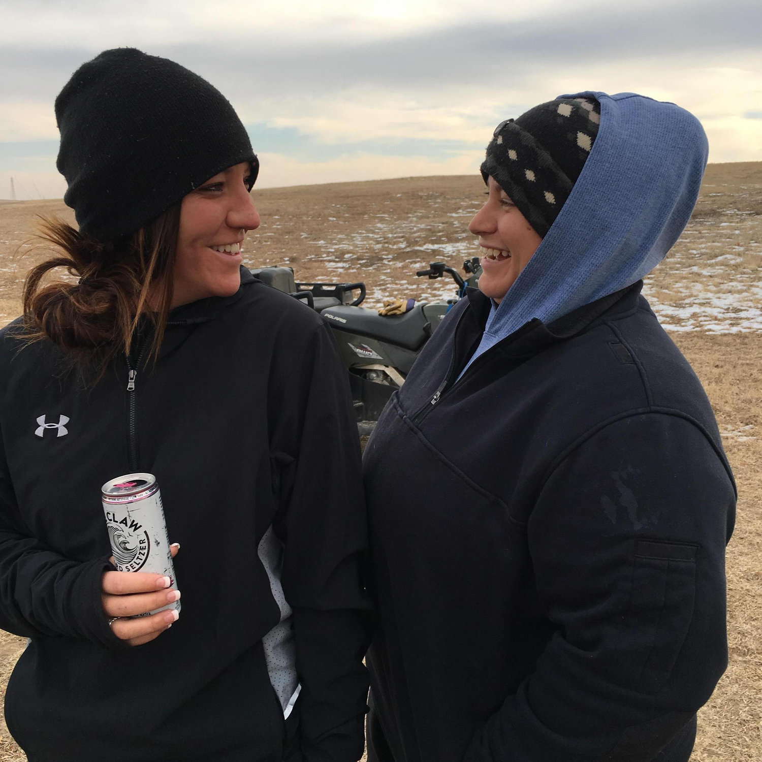 Stef and Nina, Location- Coldest place on Earth