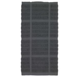All-Clad Solid Kitchen Towel in Pewter