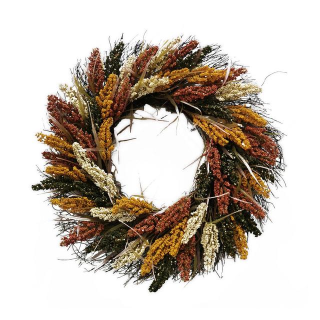 Bee & Willow™ Home Harvest 22-Inch Faux Heather Wreath