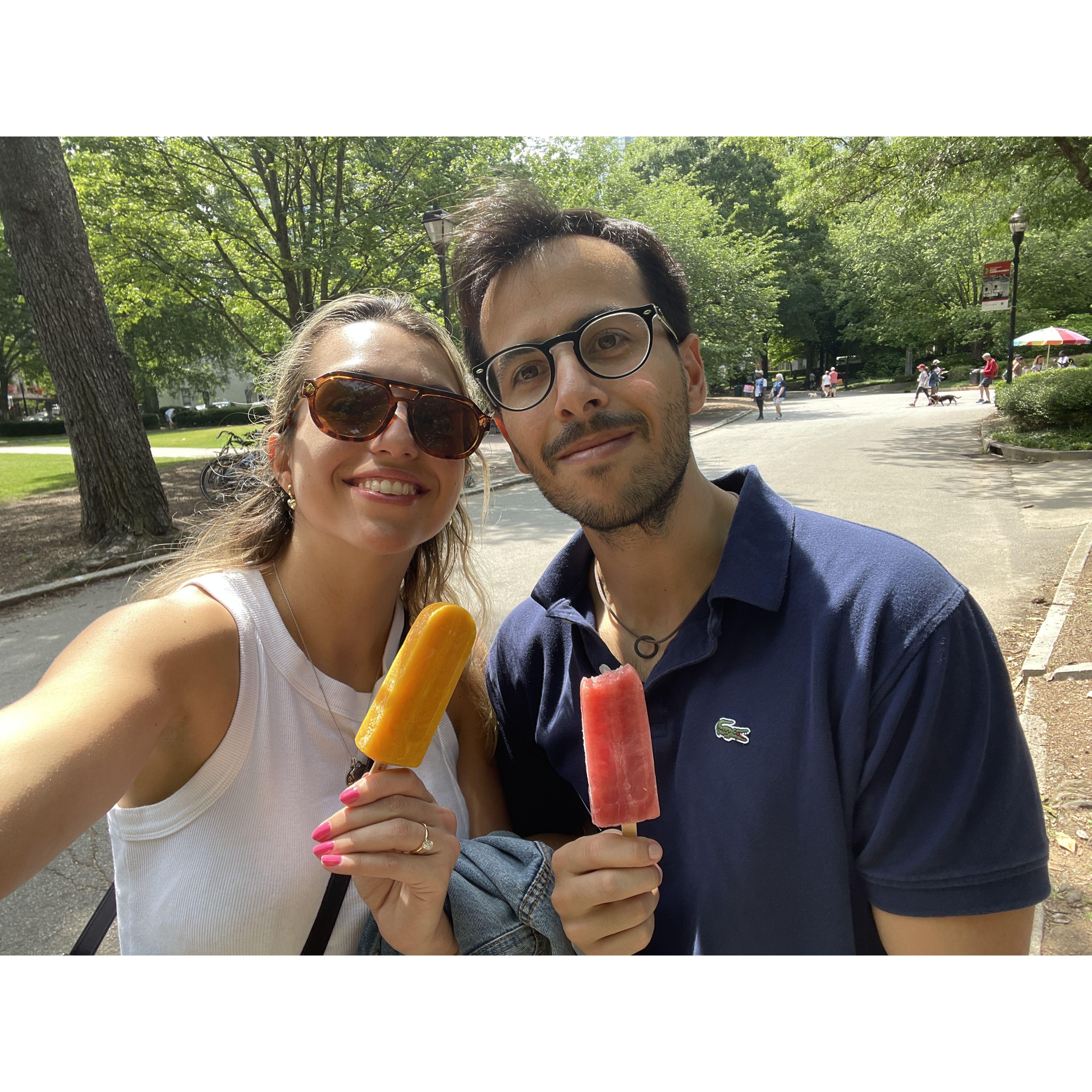 First time in Piedmont Park!