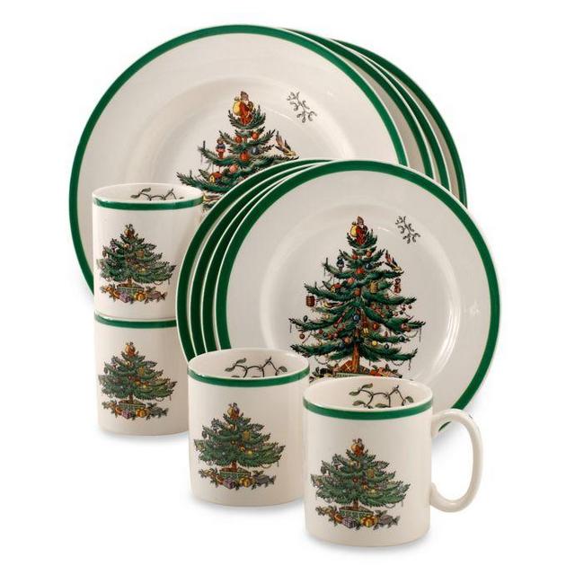 Spode® Christmas Tree 12-Piece Dinnerware Set