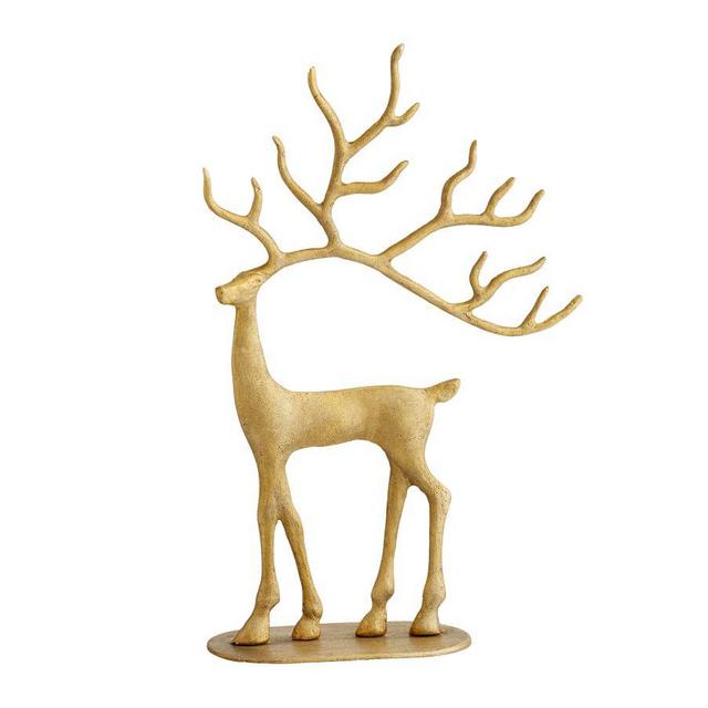 Merry Reindeer Brass Objects - Small