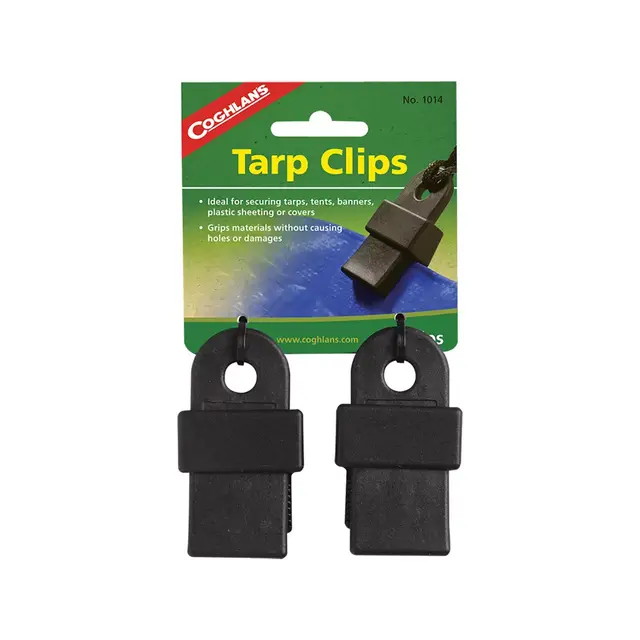 Coghlan's Tarp Clips 2-Pack - Black