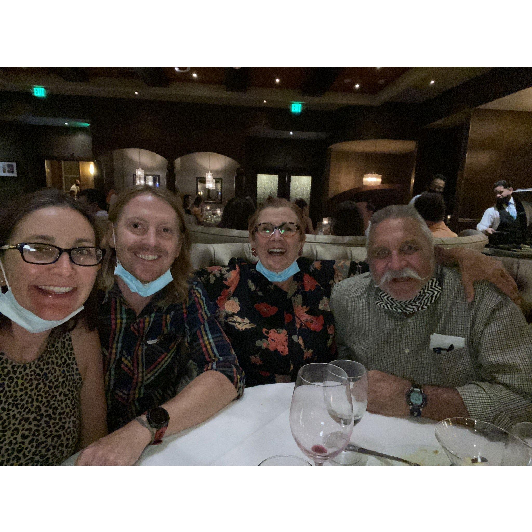 First dinner celebration after covid vaccines