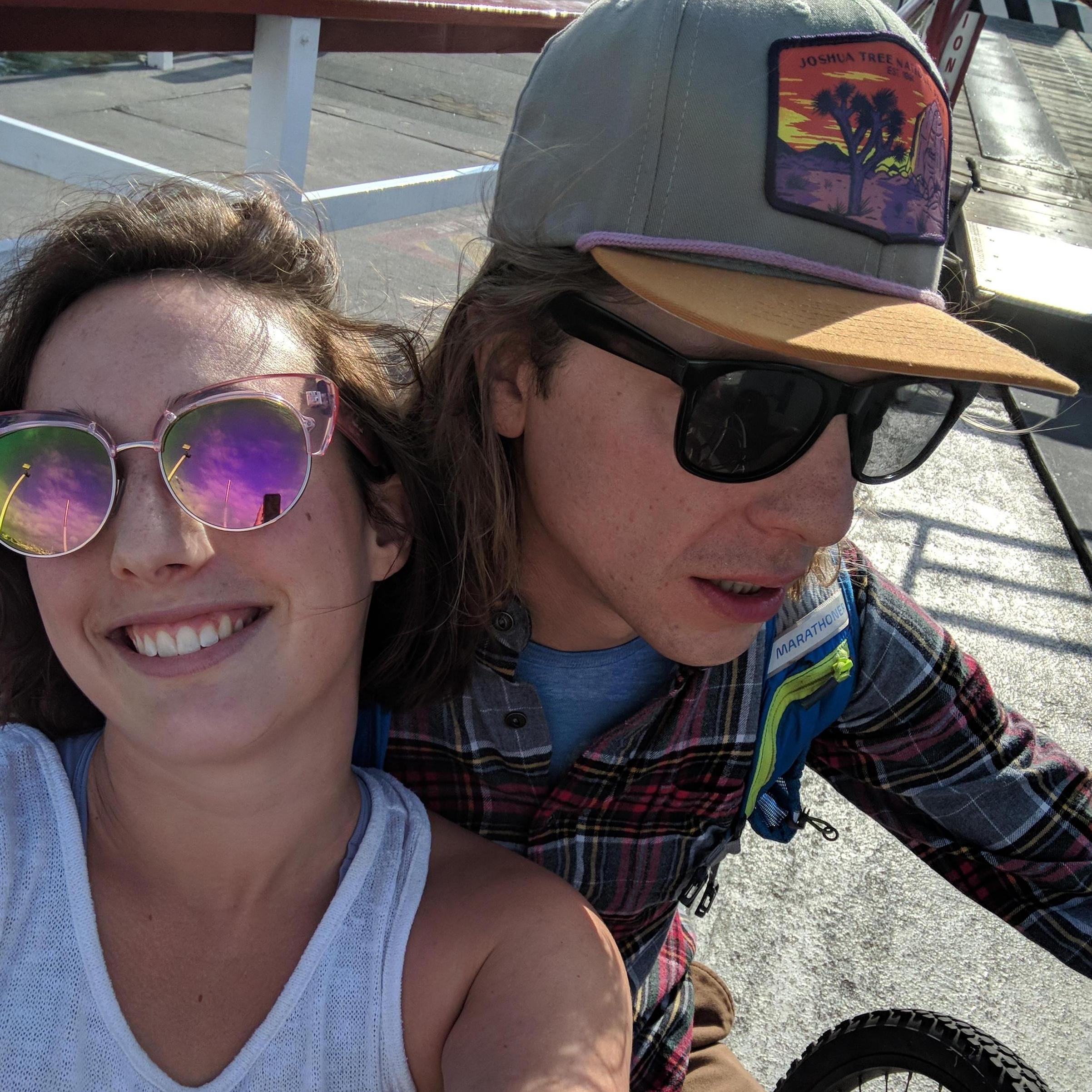 Taking the ferry to bike Balboa Island