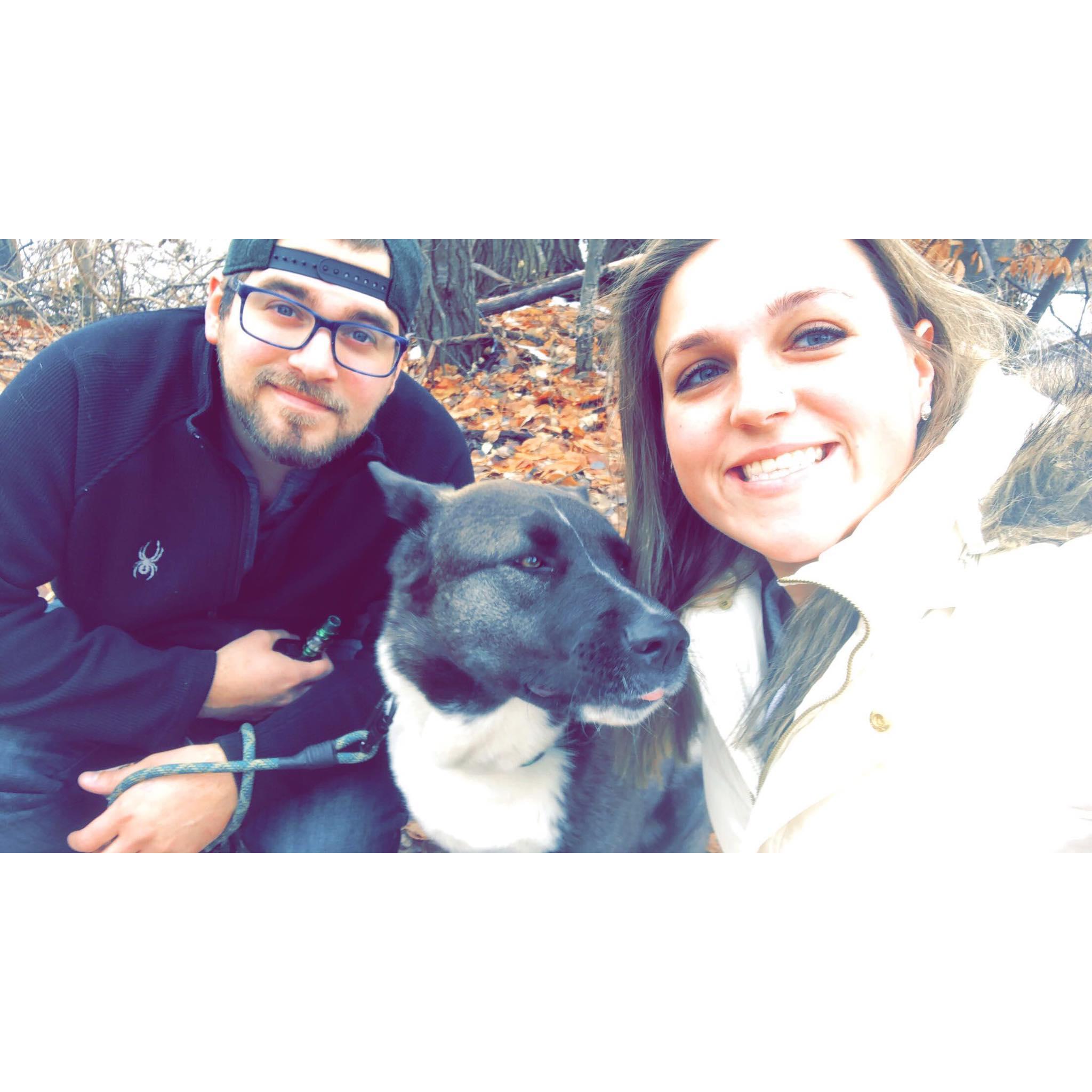 The day we got Koda to love Cole too.