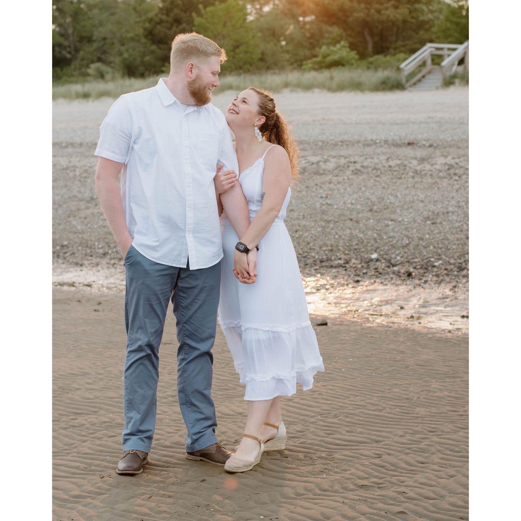 Engagement photos on the beach we live on :)