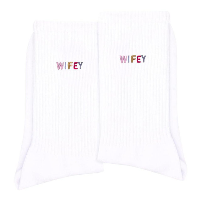 vohiro Bride Socks, Bride Gifts, Embroidered Socks For Women, 1 Pairs - Gift For Wedding, Bridal Shower.