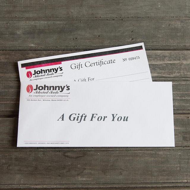Johnny's Gift Certificate – $25.00