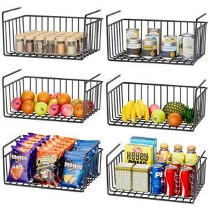 SUFAUY Under-Shelf Storage Basket- Set of 6