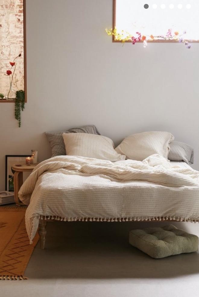 Derby Textured Jersey Duvet Cover